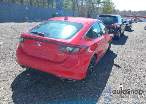 2022 Honda Civic Sport Touring z USA, uszkodzony, nr VIN 19XFL1H80NE015226